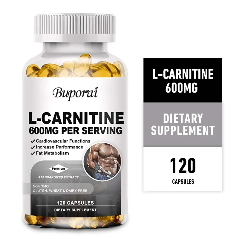 

L-Carnitine Capsules - Absorption, Muscle Growth, Promote Brain Health and Nerve Cell Function,Improves Memory and Concentration