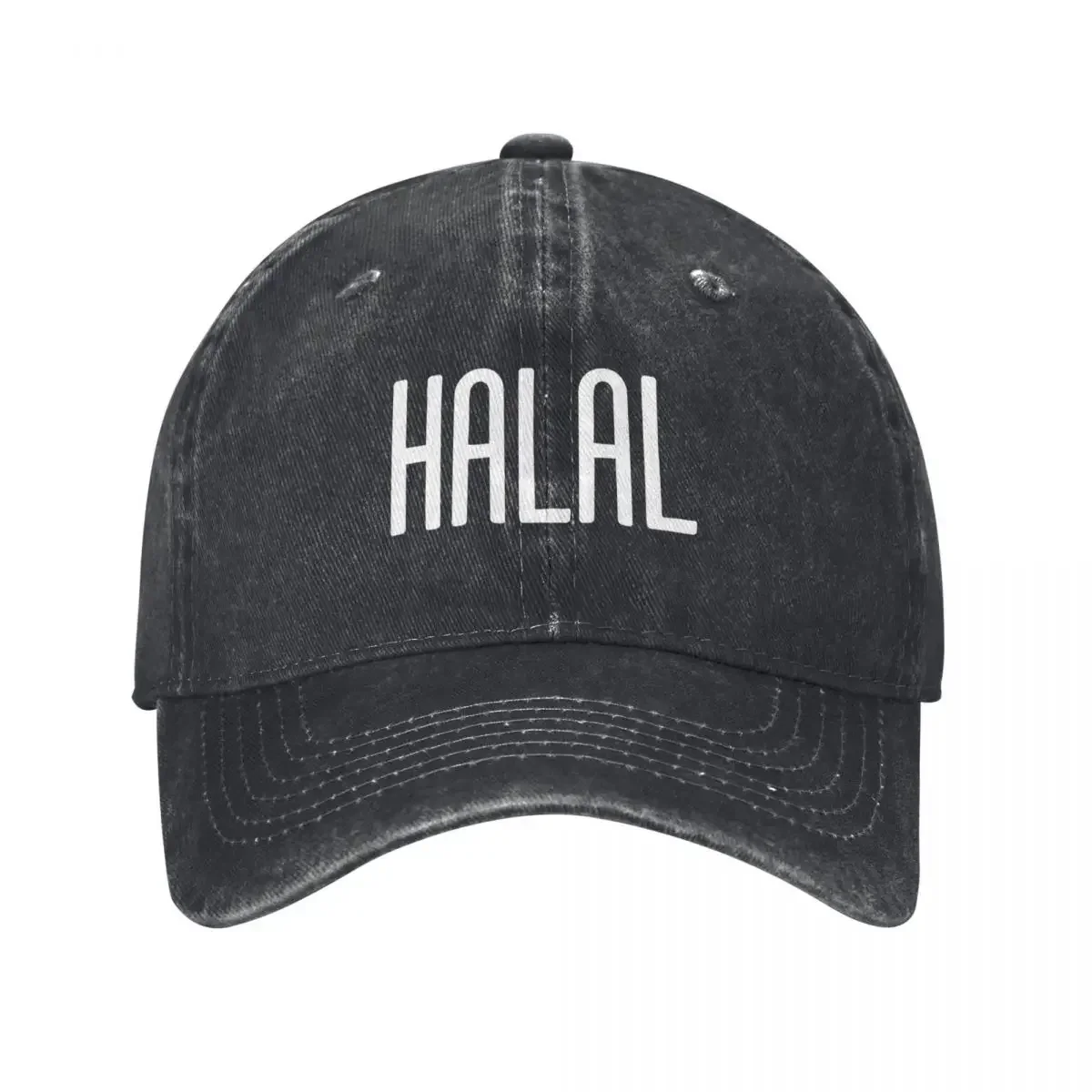 

HALAL text Baseball Cap Military Cap Man Hip Hop Sun Hat For Children Women's Beach Visor Men's