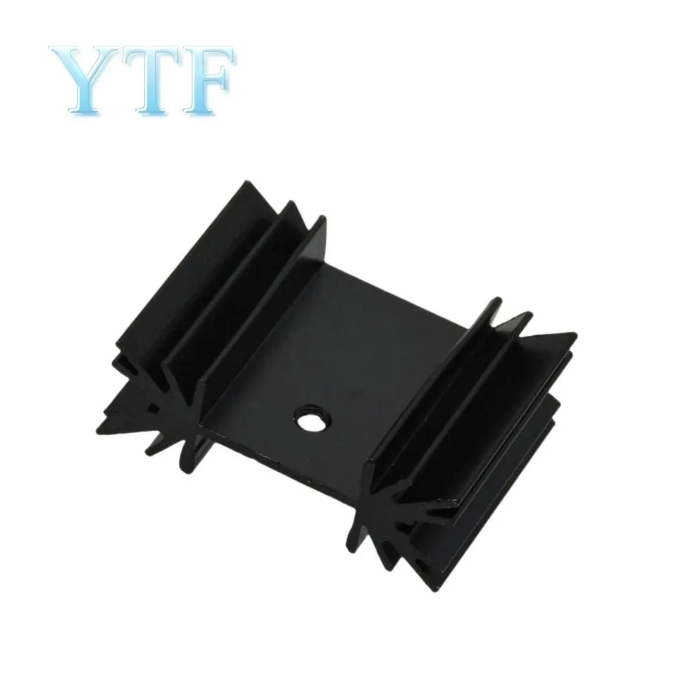 5PCS MOS Transistor Tube Heatsink Radiator Cooler Radiator 25×34×12MM Heat Sink FINS IC