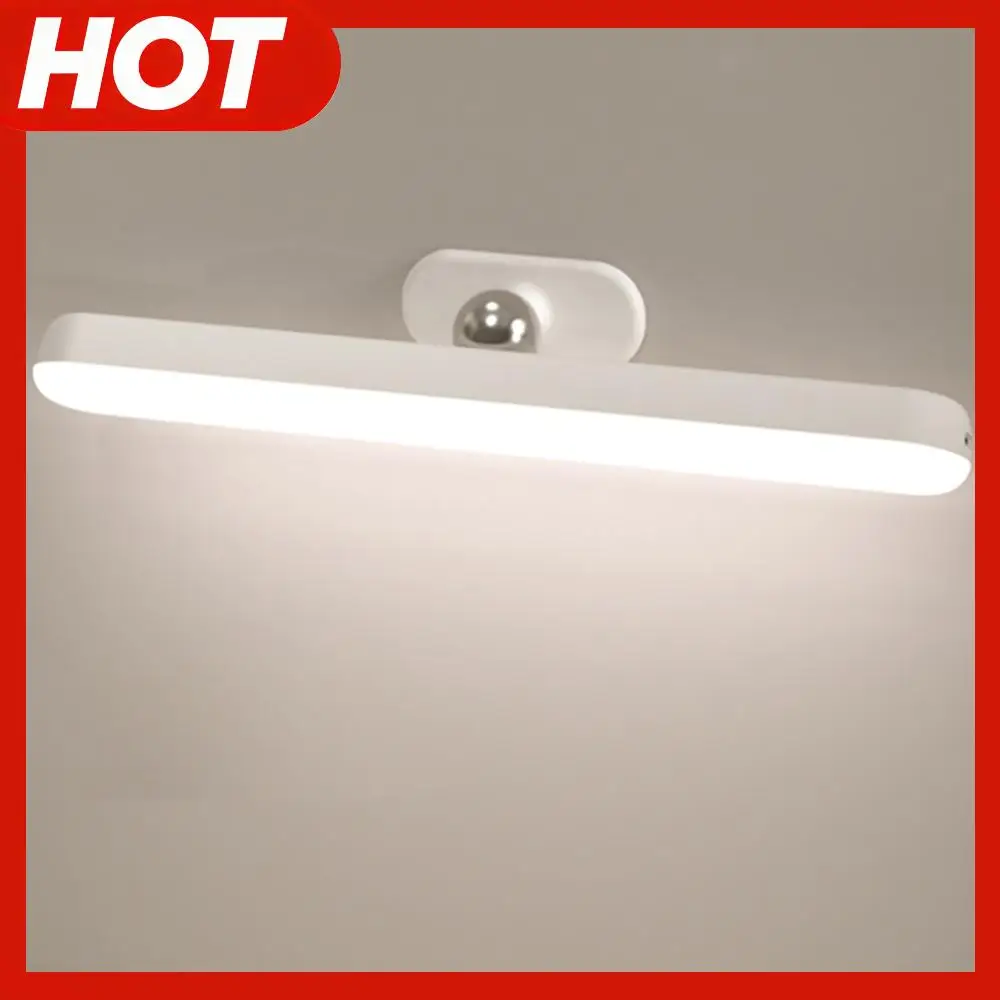 

Беспроводные зеркальные светильники для туалетного столика, светодиодный светильник для защиты глаз на батарейках, регулируемая цветная яркость и угол для домашней ванной комнаты