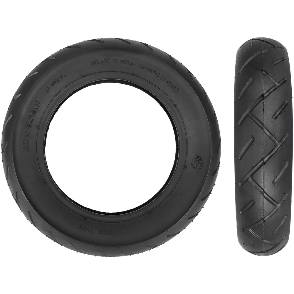 

Reinforced Rubber Tire 10x2.125 Scooter Tire 152mm Inner Diameter Thickened Tire Body Stable Riding Experience