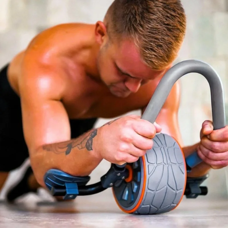 

The Official CoreFlex4D Dynamic Core Trainer- Ab Roller Wheel with Elbow Support for Full Core Fitness Workout - (Free Knee Pads