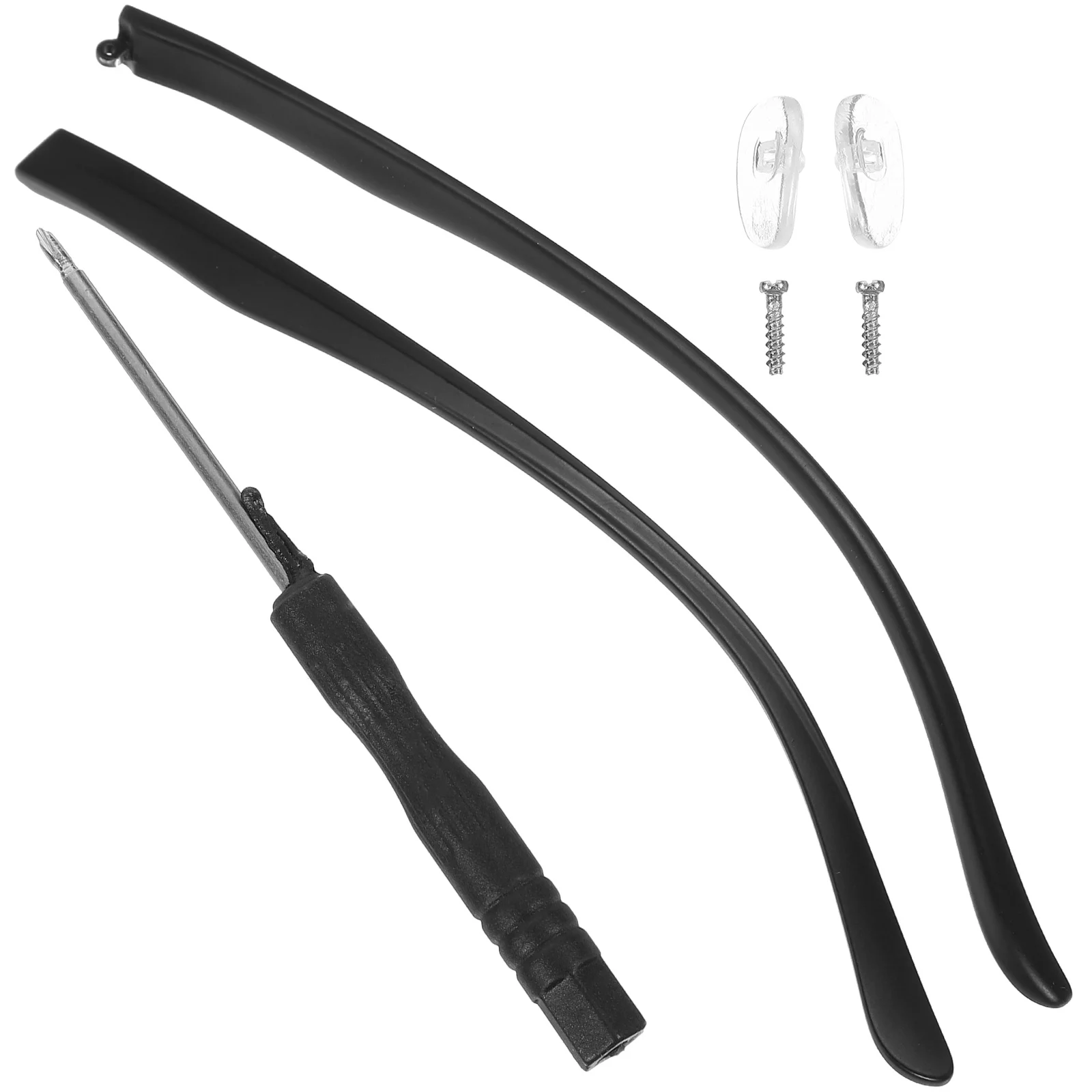 Soporte de pierna para gafas montado en la pared, Kit de reparación de brazos y piernas para hombres y mujeres Tr90