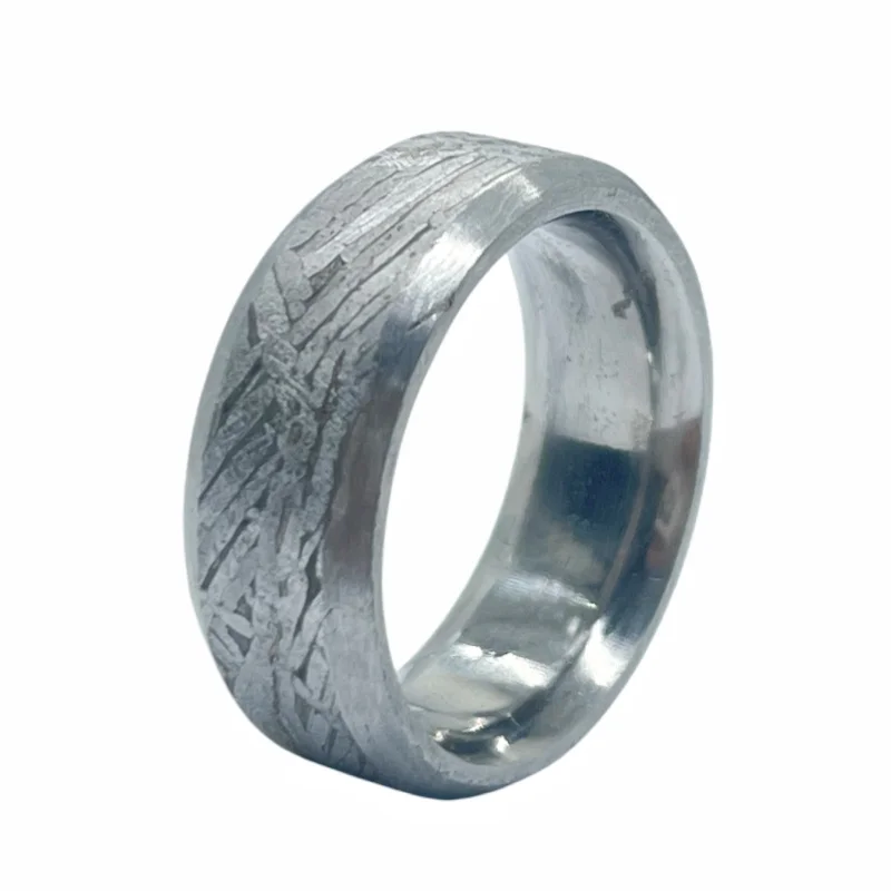 Authentic Muonionalusta Iron Meteorite Band Fine Meteorite Collection Piece  K57
