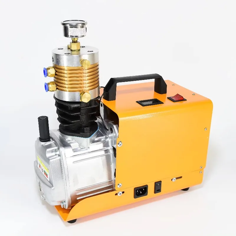 China Small Air Storage Tank Electric Air Pump Integrated Model 300 Bar High Pressure Air Compressor