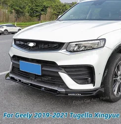 For Geely 2019-2022 XINGYUE XINGYUE S TUGELLA Modified Front Bumper Lip Shovel Surround Spoiler