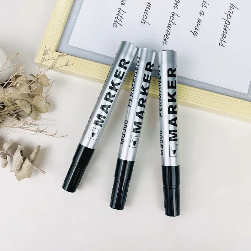 

5Pcs/Set Permanent Art Marker Pen Fine Point Waterproof Ink ThinCrude Black Blue Red Ink 2mm Fine Color Marker Pens