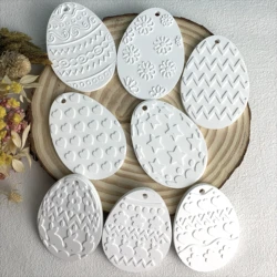 Easter Series Pendant Molds Silicone Mold For Resin DIY Easter Rabbit Egg Pendant Casting Mould Jewelry Art Crafts Making Tools