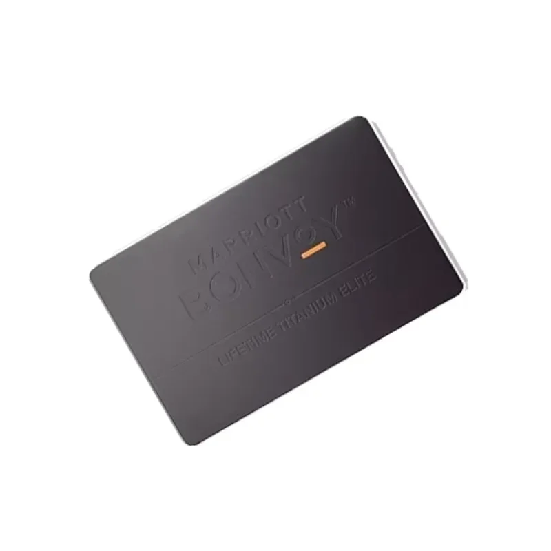 Customized New Style High Quality Stainless Steel Laser Line Credit Card Metal Business Card Matt White