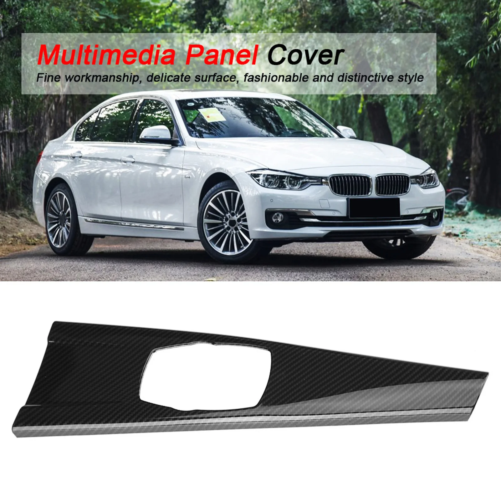 Multimedia Panel Cover Fine Workmanship  Cover Fashionable For Left-hand Driving for  3 Series F30 F34 4 Series F33 F36