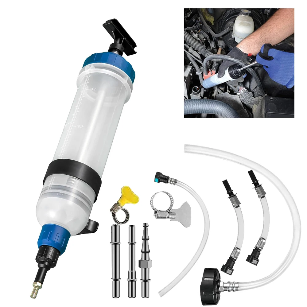 

Transmission Fluid Pump Manual 1.5 L Large Capacity ATF Refill Oil Liquid Extractors Automatic Transmission Fluid Pump Tool Set