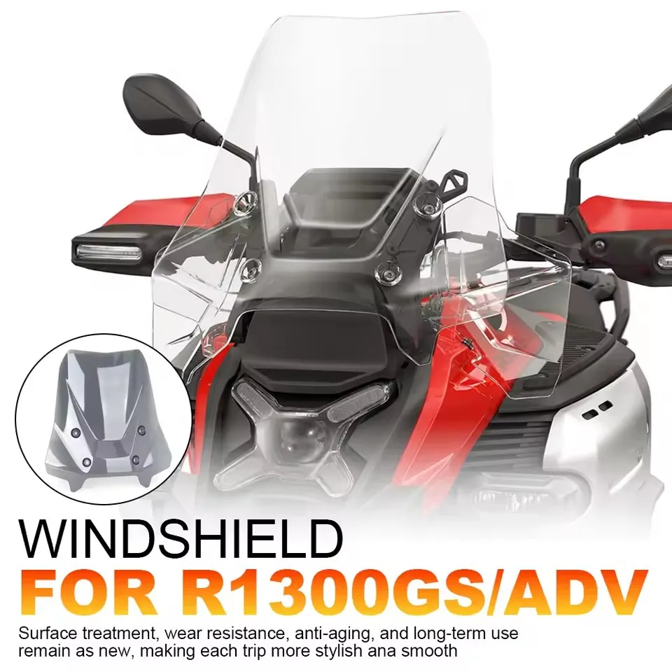 

New Motorcycle Accessories Side Windshield Windscreen Wind Deflector For BMW R1300GS ADV R1300 GS R 1300 GS Adventure 2024 2025