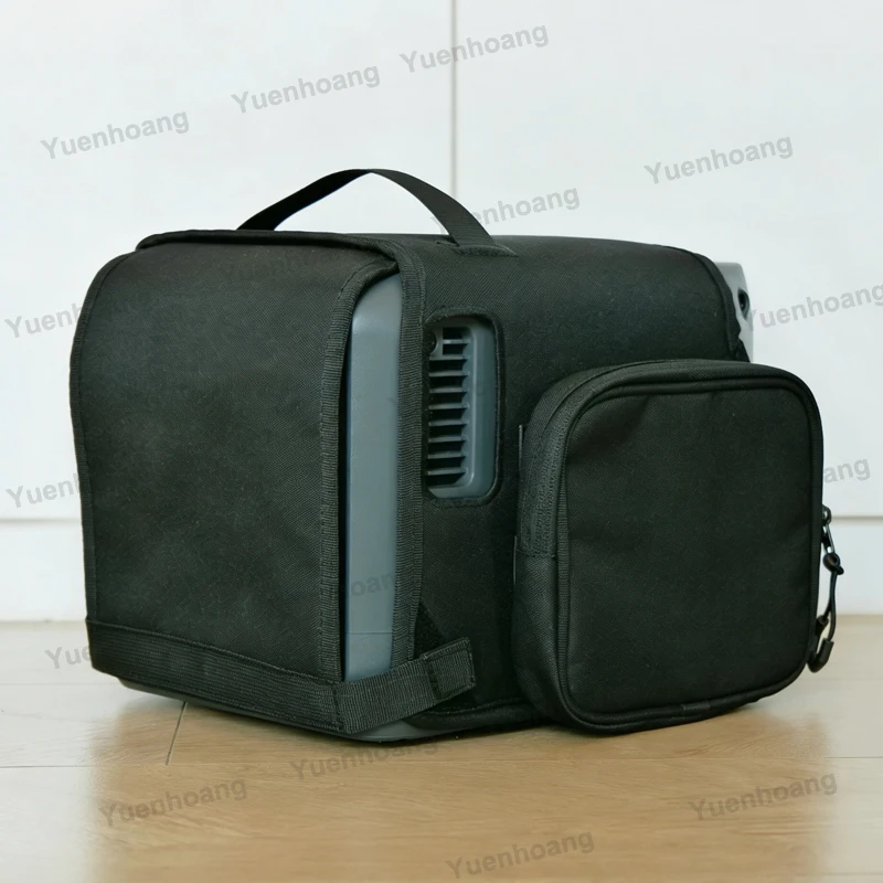 1PC For DJI Power 1000 Mini Portable Power Station Carrying Case MOLLE System Travel Storage Bag w Quick-release Accessory Pouch