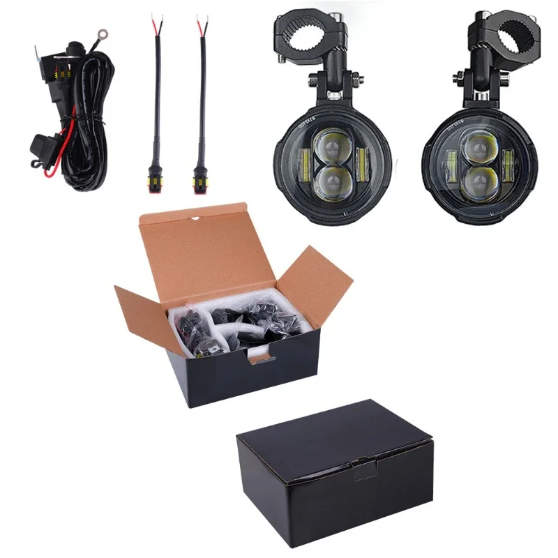 

Motorcycle LED spotlights are suitable for motorcycle electric vehicle high beams, driving lights, LED fog lights, external