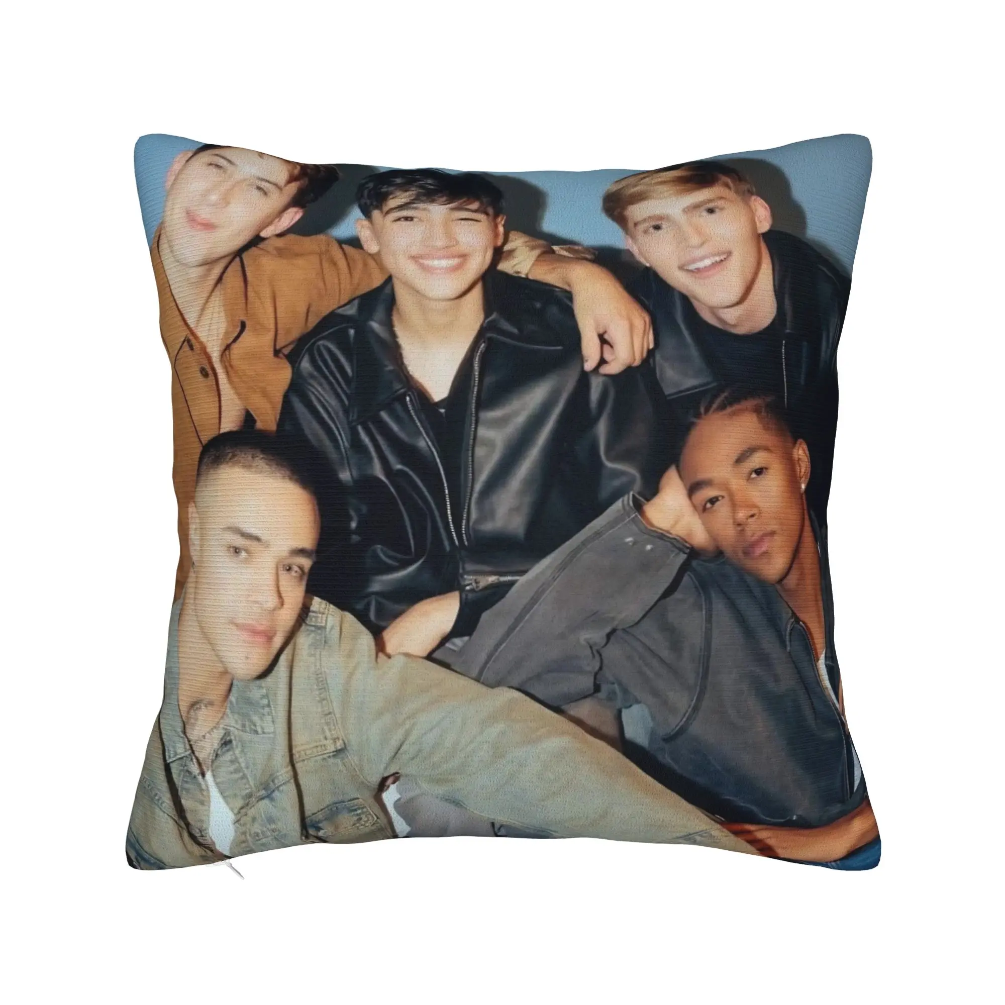 Decorative Pillow Cover Band S-Santos B-Bravos  Merch Living Room  Throw Pillow Case Cover Square Multi-Size