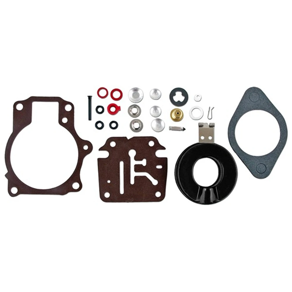 Imagem -03 - Carburador Carb Rebuild Repair Kit Float Fit para Johnson Evinrude 396701 65 70 75 hp x