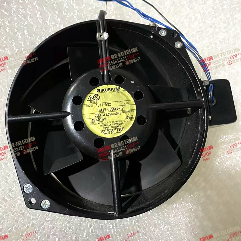 

IKURA FAN THA1V-7556XV-TP AC 200V 43/40W Server Cooling Fan