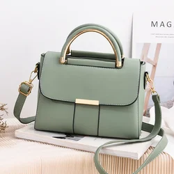 2024 Versatile Portable One-Shoulder Crossboby Bag Women's Small Bag Korean Style Popular INS Style Simple Textured Elegant