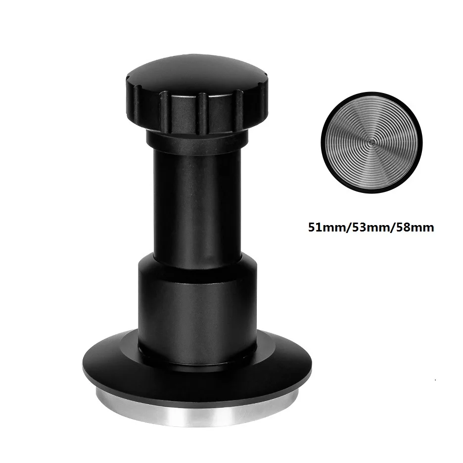 Konstantdruck-Espresso-Tamper - Universell 51/53/58mm, Stoßfeder-Kaffee-Tampingwerkzeug für Espressomaschinen