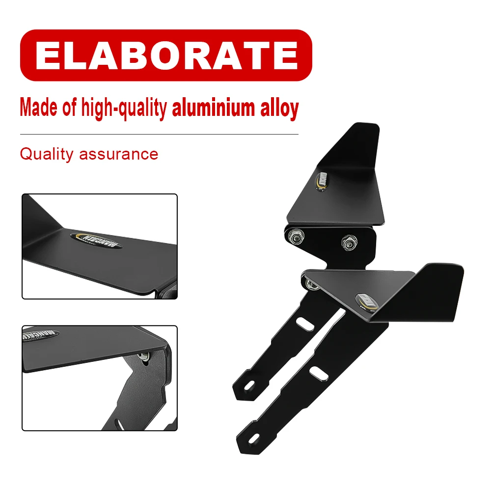 Guardabarros delantero ajustable modificado para moto, alerón decorativo para DUCATI 848, 1098, 1198, EVO S/R, ala fija, 2007-2013