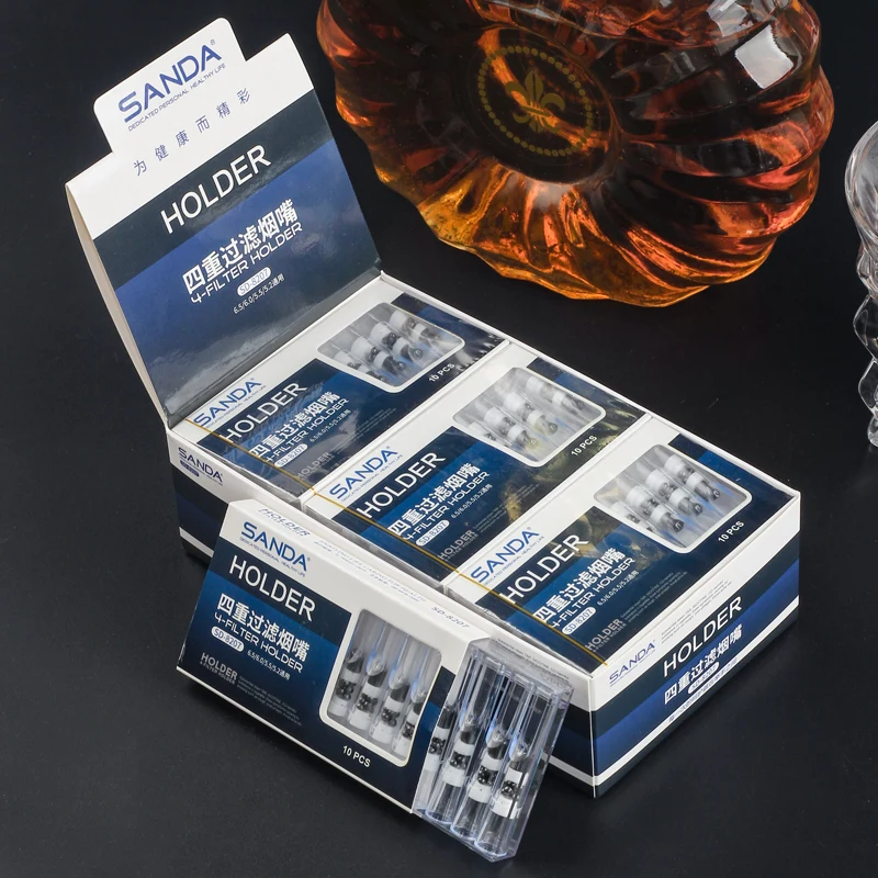 

120pcs/lot Cigarette Filters Disposable Cigarette Holder Cigarettes Filter Tips SD8207 Smoking Accessories