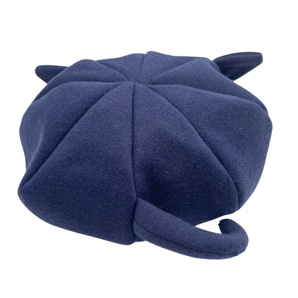 Gioco Genshin Impact Balladeer Cappello Cosplay Wanderer Scaramouche Simpatico Gatto Bambini Adulto Berretto Ottagonale Autunno Inverno Caldo Regalo di Natale