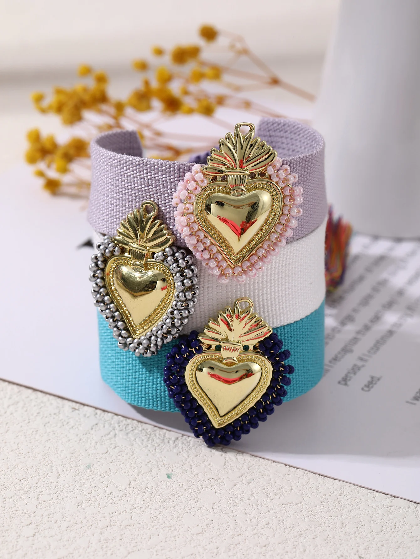1pc Fashion creative simple Rice Beads Irregular Love Braided Tassel Bracelet For Ladies,couple and girlfriends