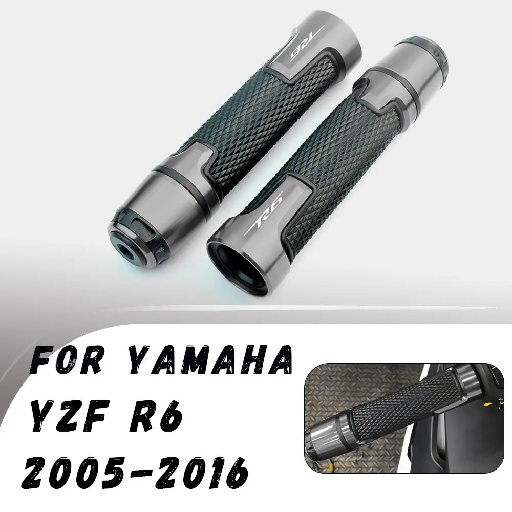 For Yamaha YZF R6 2017-2021 Motorcycle Non Slip Handlebars Grip Throttle CNC Multi-color Hand Bars Grips Motorcycle Accessories