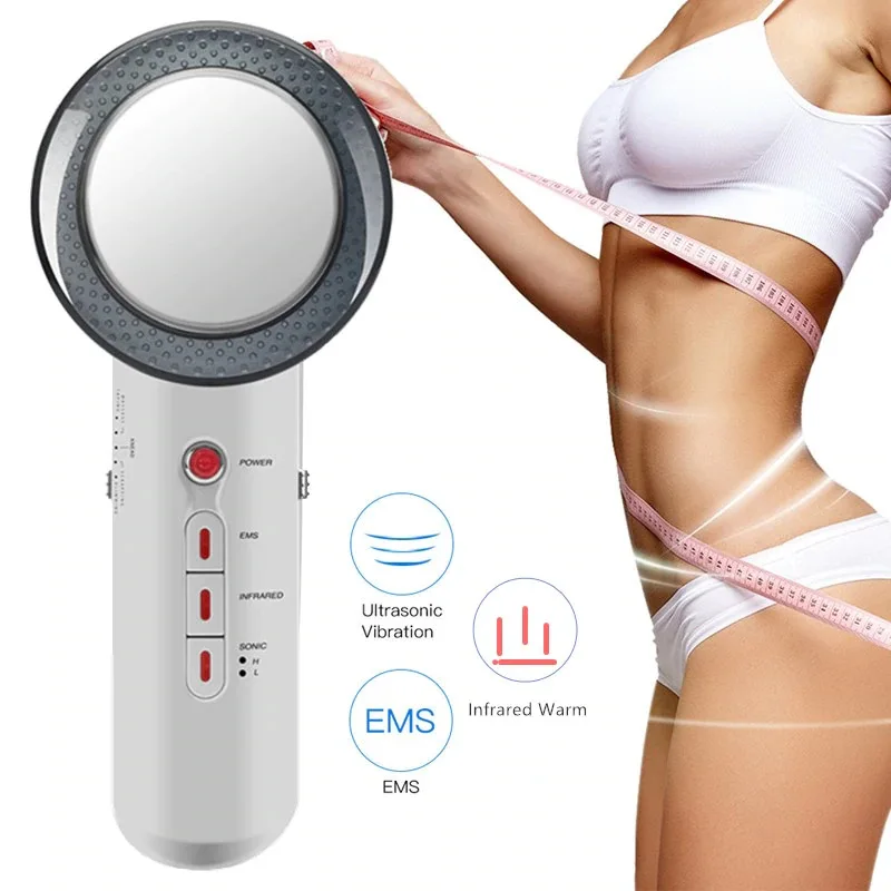 Ultrasonic Body Shaping Massager EMS Infrared Weight Loss Machine Facial Lifting Device Fat Burner Body Slimming Massager