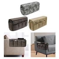 Sofa Armrest Organizer Notebook Storage Bag Practical Stylish Arm Chair Bedside Caddy Pouch for Keys Dorm Farmhouse