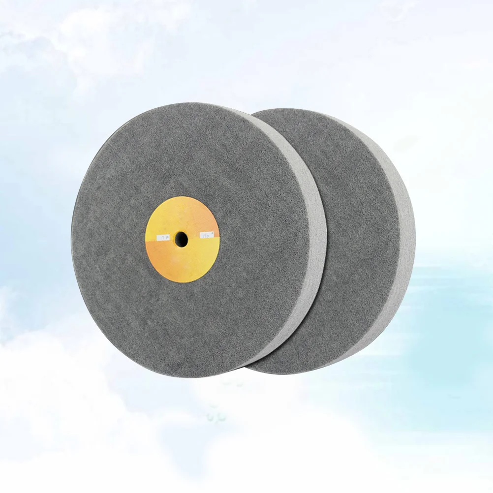 

Nylon Fiber Polishing Wheel Buffing Pad Grinding Abrasive Disc For Metal Wood Polishing Grey (150x25 5P)