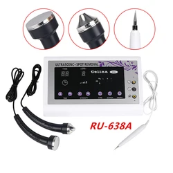 3 In 1 Ultrasonic Facial Machine 638A Spot Tattoo Removal Anti Aging Ultrasound Face Body Massager Skin Tigtening Device