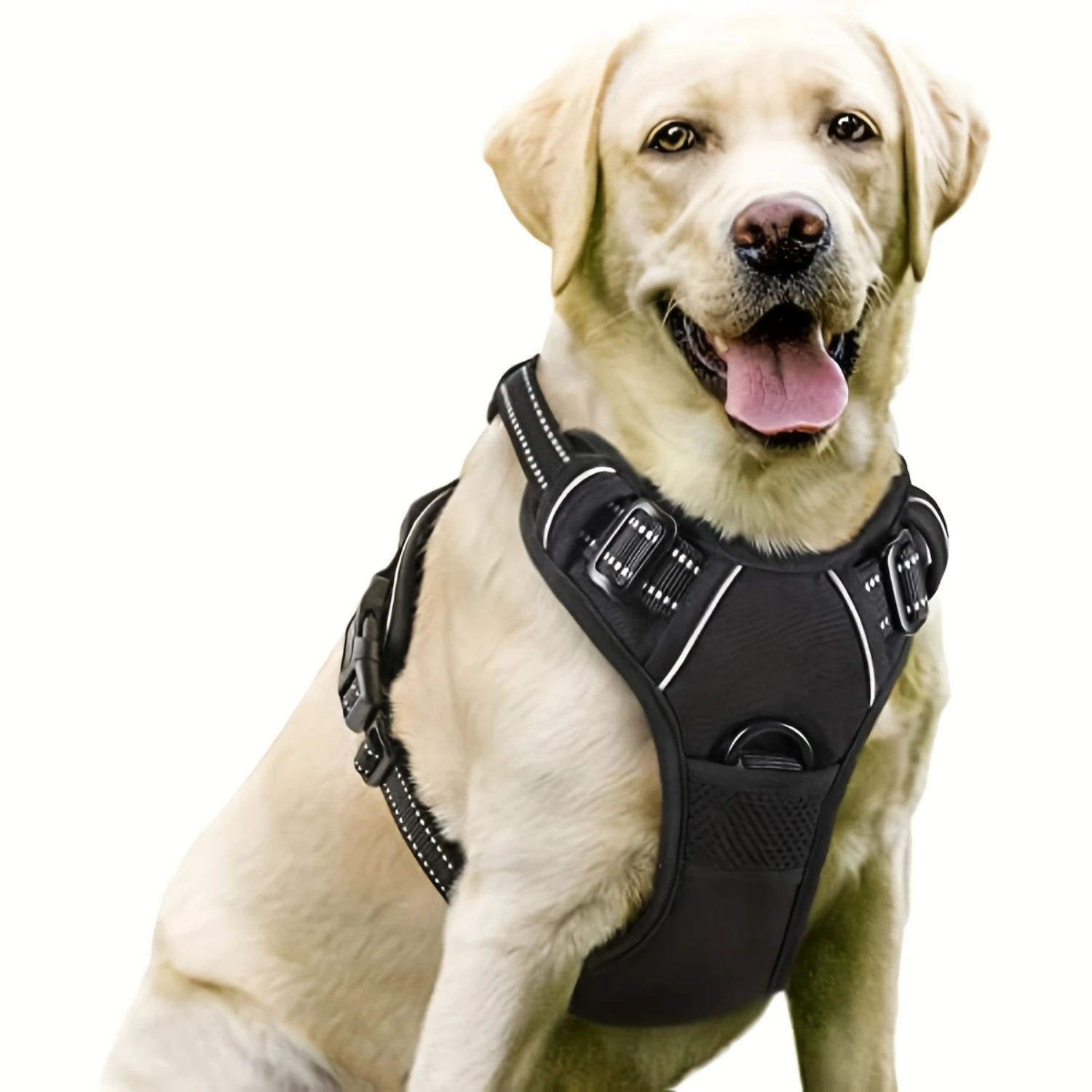 Premium Reflective Dog Harness - Strong & Easy to Use, No-Choke Design - Perfect for Outdoor Adventures, Walking, Running, and H