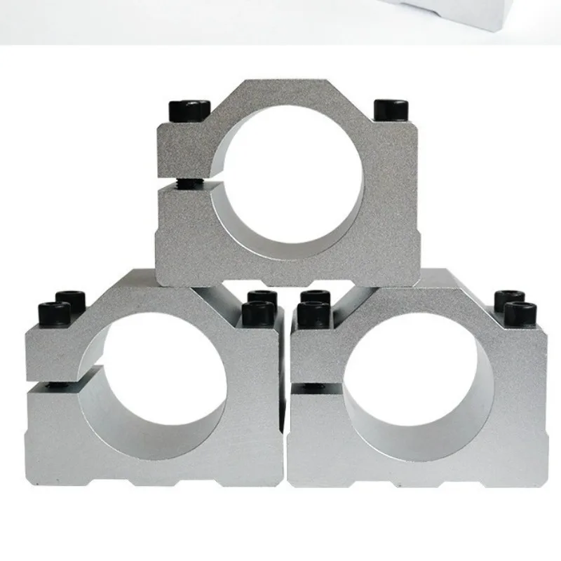 38mm 48mm 50mm 52mm 55mm 65mm 80mm Aluminum Spindle Motor Mount Bracket Seat with 4 screws for CNC Router Engraving Machine 3D