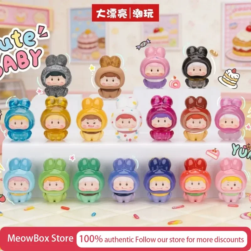 

Genuine Dapretty Xiaopaofu Bunny Jumping Rabbit Cute Mini Figure Blind Box With Serial Number Adorable Mini Surprise Box Doll