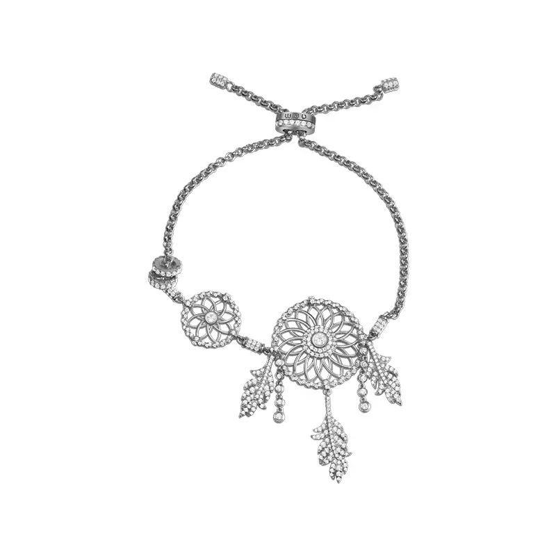 RP High Quality 925 Silver Dream Catcher Bracelet Temperament Versatile Fashion Exquisite  Jewelry Gifts For Friends