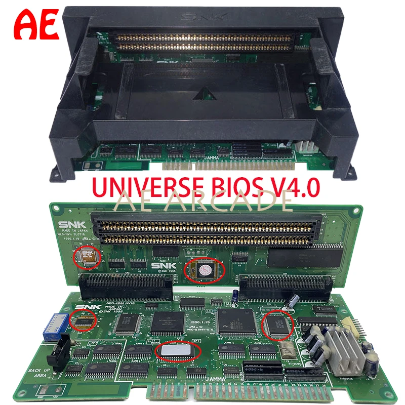 Upgrade to UNIVERSE BIOS V4.0 Chip SNK NEOGEO MVS Motherboard MV1C/MV1B/MV1FZ/MV1A for Multi Cartridge Neo Geo SNK Cart