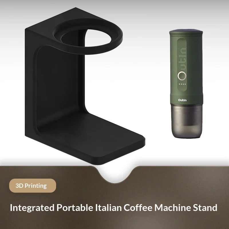 soporte portátil todo en uno para máquina de espresso es adecuado para modelos con los siguientes tamaños de base de Outin Nano.