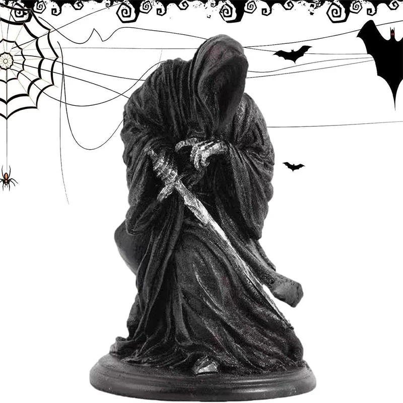 Dark Knight Witch Queen Resin Figurine Gothic Spirit Statue Home Decor Table Centerpiece Display For Women Teen Halloween