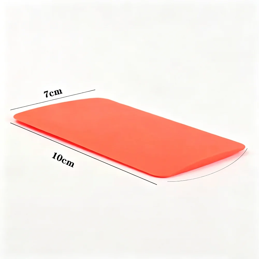 5 Pcs/Lot Ultra-Thin Invisible Car Film Sticking Tool with Soft Red Scraper Edge for Body & Window Use Car Wrap Tools
