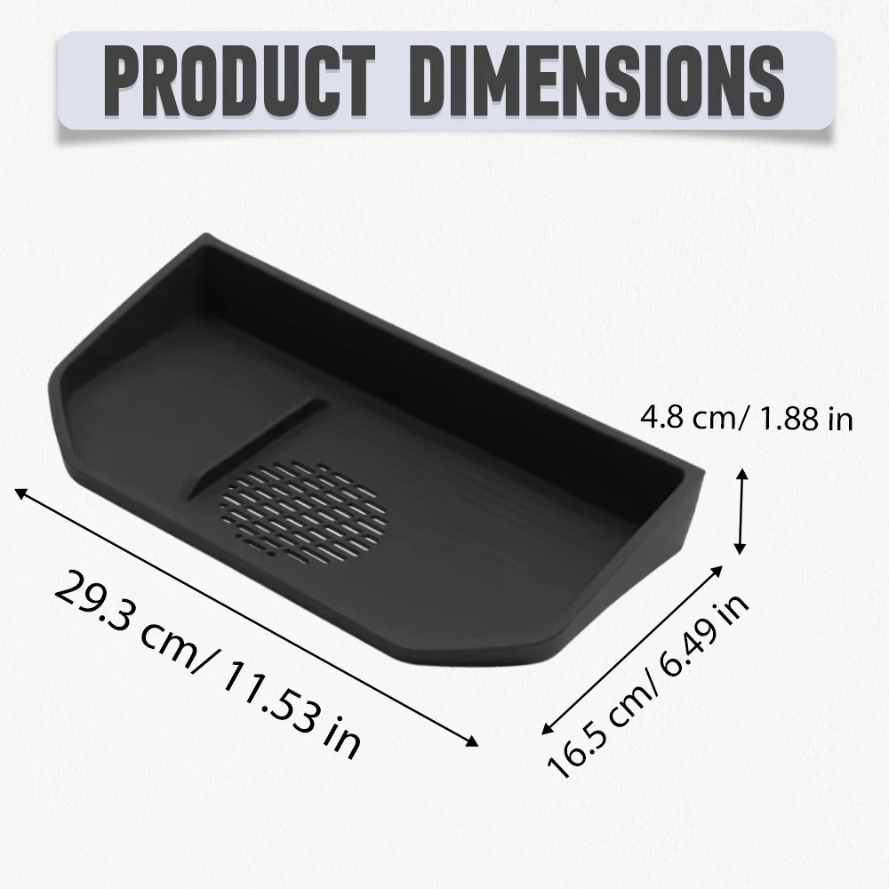 For Toyota Land Cruiser 2024 2025 Dashboard Storage Tray Car Interior Accessories Central Control Screen Rear Storage Pad