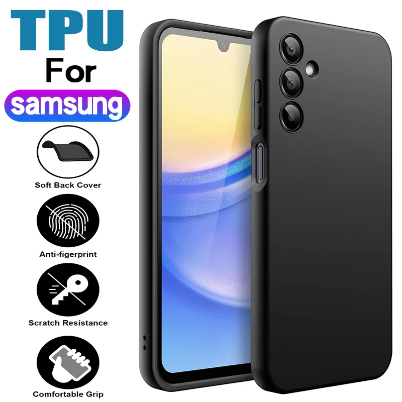 Stoßfeste Silikon-Handyhülle für Samsung Galaxy A13 A23 A33 A73 5G A04 A14 A34 A54 A05 S A15 A55 5G A12 Schutzhülle