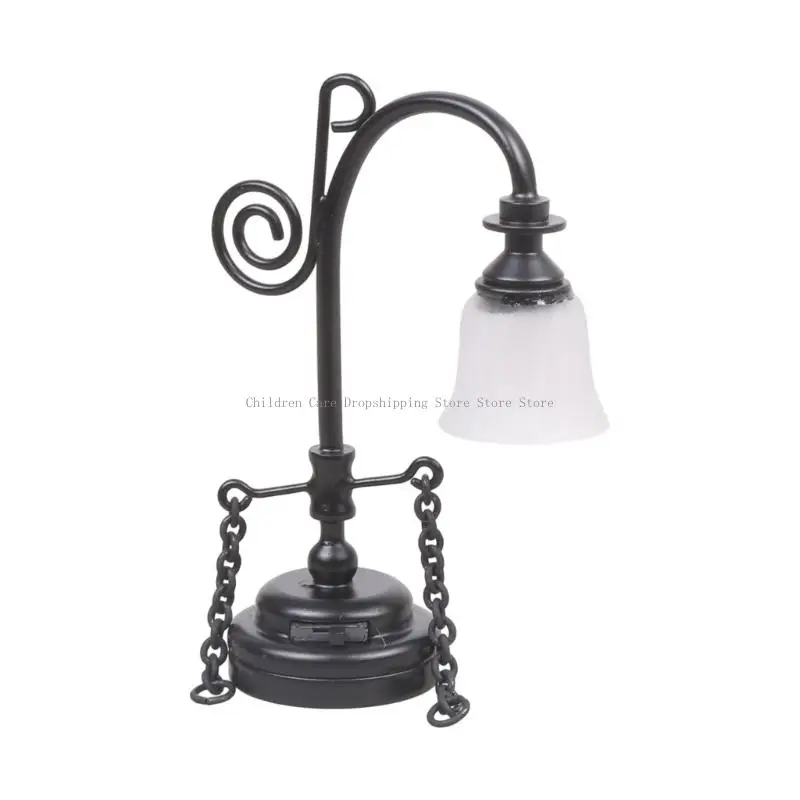 

Люстра для спальни, потолочный светильник, миниатюрная модель мебели, аксессуары для кукольных домиков, реалистичное освещение,