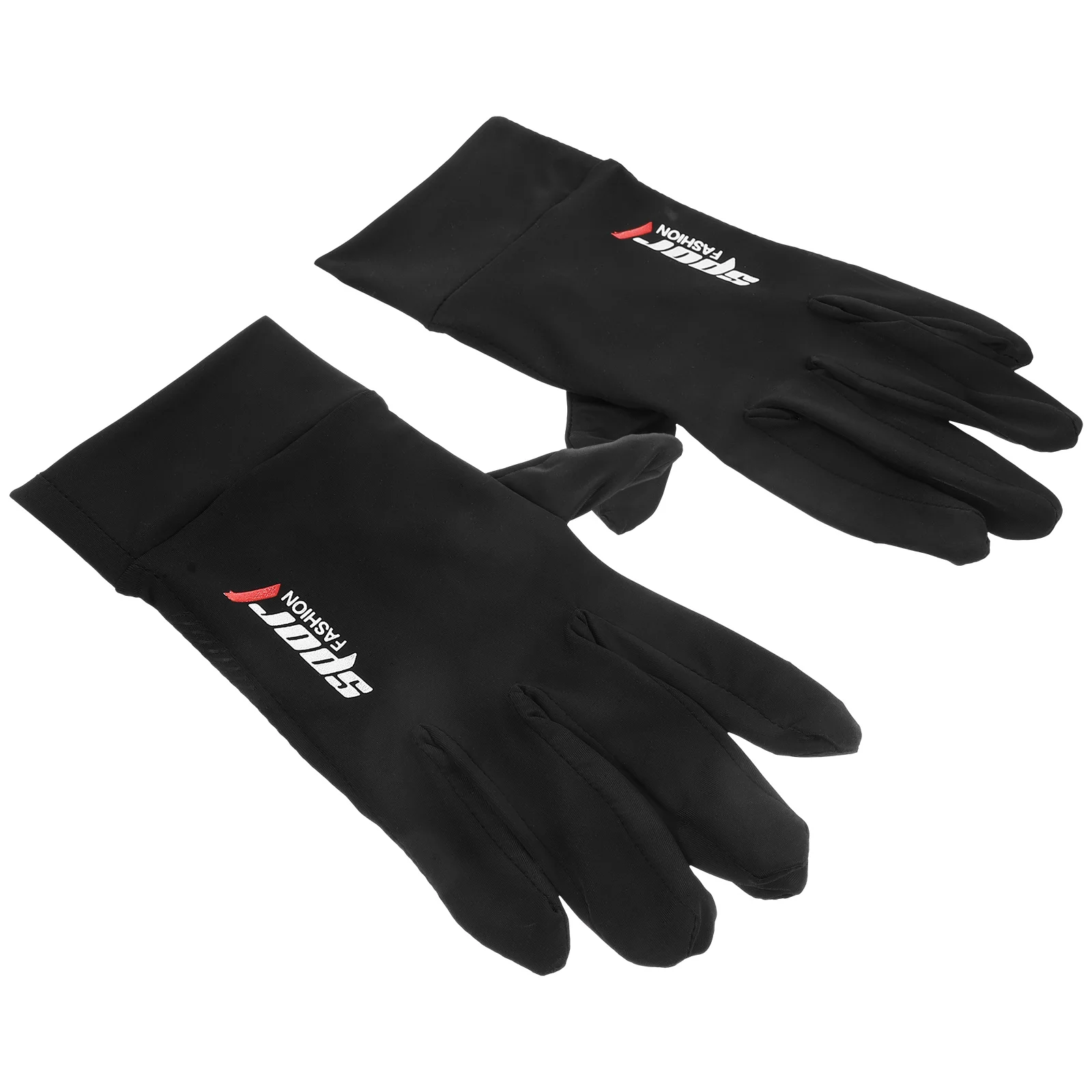 

Waterproof Windproof Gloves Black Shockproof Cycling Bike Full Fingers Reflective Silicone Durable Practical Mountain Biking