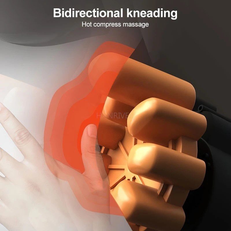 Dispositivo di riscaldamento lombare elettrico Massaggiatore Vibrazione regolabile Vita Supporto per colonna vertebrale Macchina per massaggio alla schiena Vita Masajeador