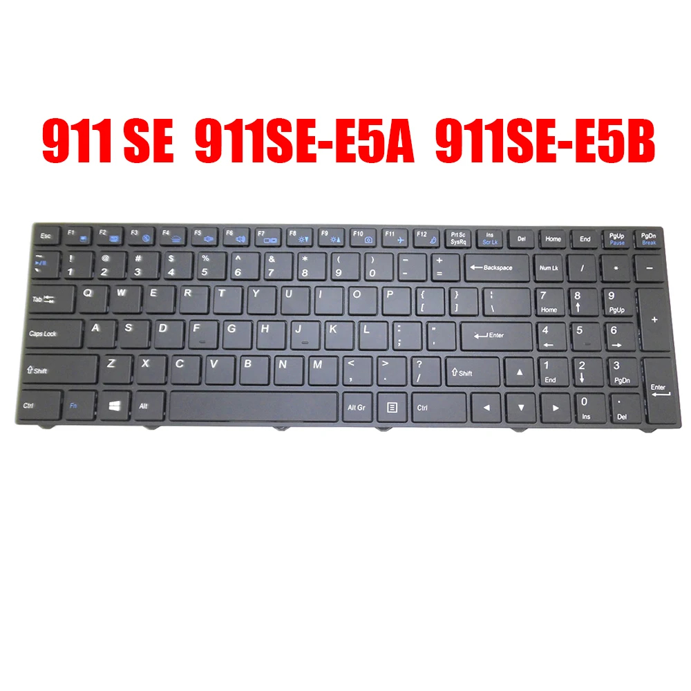 Laptop Keyboard For Thunderobot 911 SE 911SE-E5A 911SE-E5B 911SE-E5C 911SE-E5TA English US Black With Backlit New