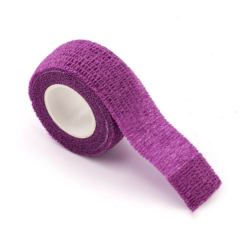 5 stücke Nail art Verband Rolle Schutz Finger Hohe Stretch Kompression Selbst-Kleber Mull Band Hautpflege Maniküre Werkzeuge – Detail 7