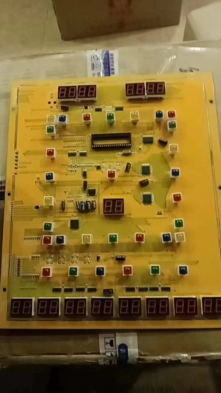 Arcade game console motherboard and cables