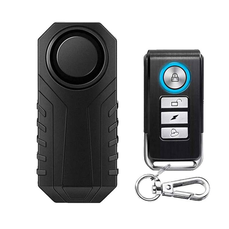 Motorcycle Bike Anti-Theft Alarm 113DB Electric Car Alarm Waterproof Remote Control