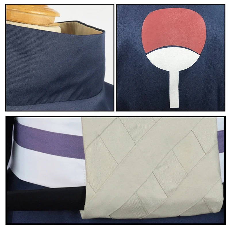 2025 Uchiha Obito Anime Cosplay Costumes Halloween Costumes For Women Men Japanese Robe Kimono Performance Festival